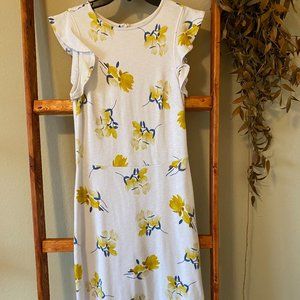 White patterned dress